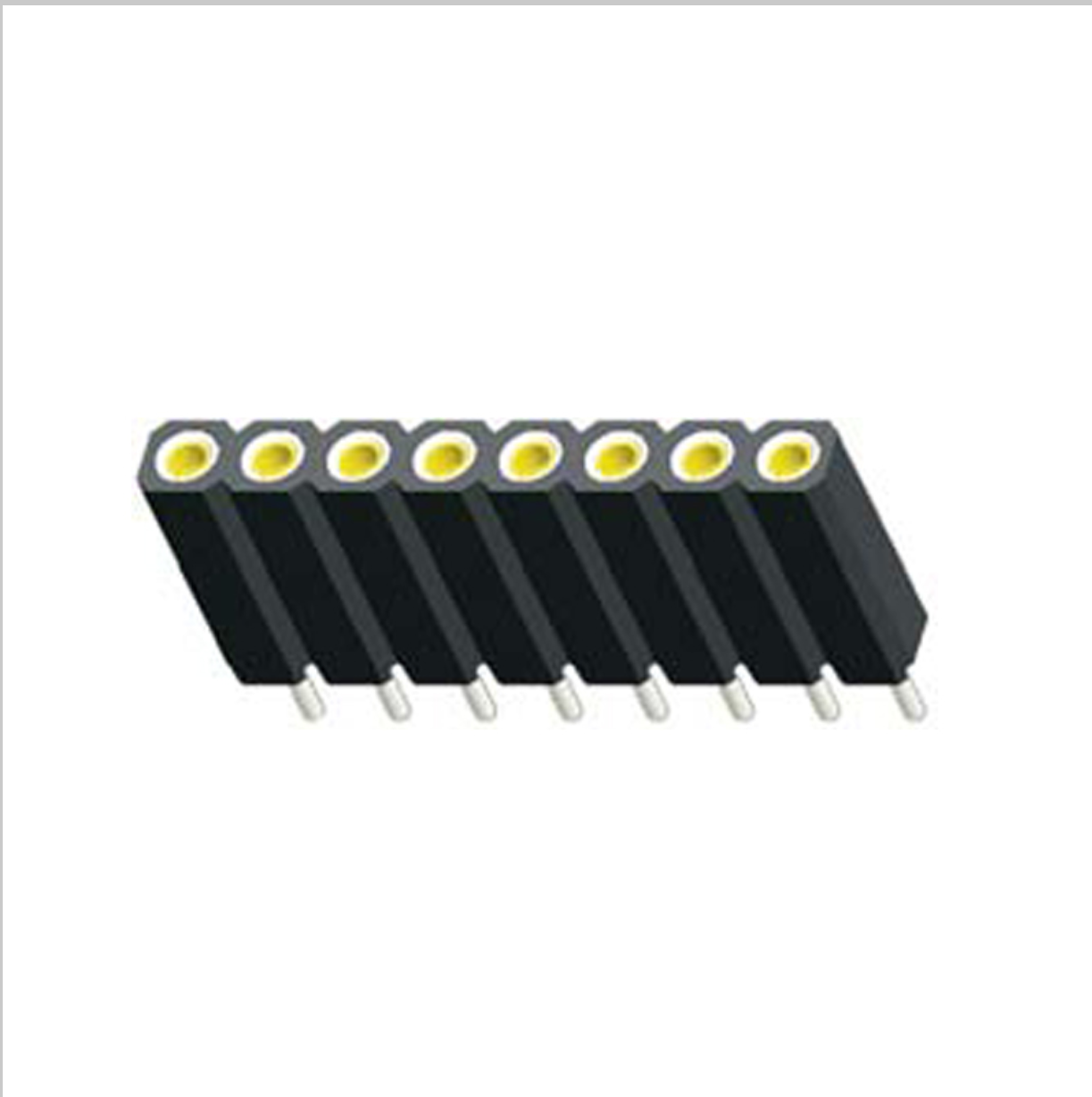 L488XX-97XXX AWR female header round hole type PH2.54X3.0 single row 